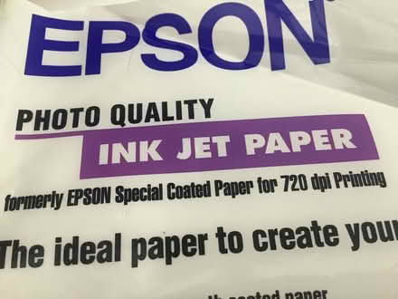 Photo of free Epson photo quality inkjet paper (Seaside BN23) #1