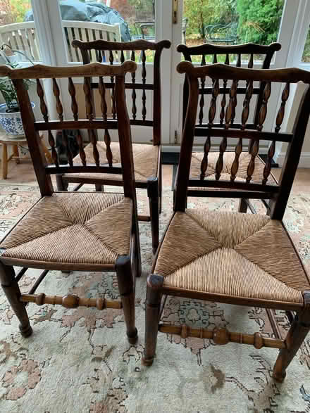 Photo of free Oak table and chairs (Batchwood AL3) #3