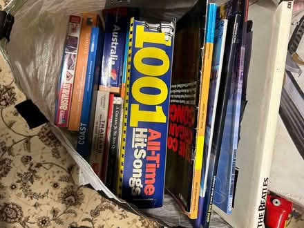 Photo of free Bag of music and travel books (Carlton NG4) #1