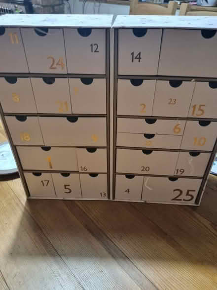 Photo of free Advent calendar of drawers (Chalford GL6) #1