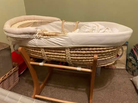 Photo of free Moses basket and rocking stand (Oakridge RG21) #2