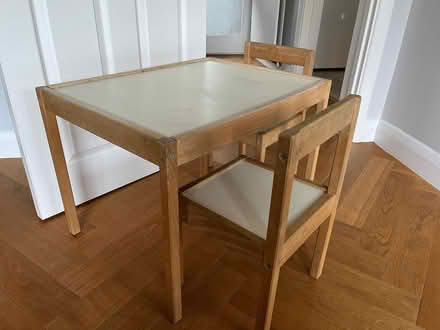 Photo of free Children’s table and 2 chairs (Rayleigh SS6) #1