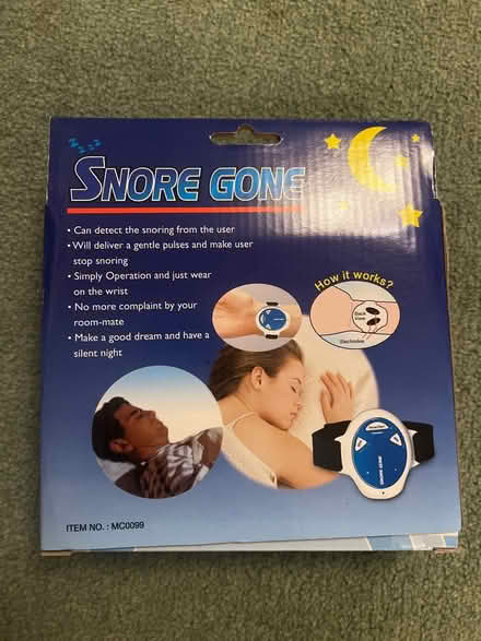 Photo of free snore gone wrist band (OX5 (Kidlington)) #2