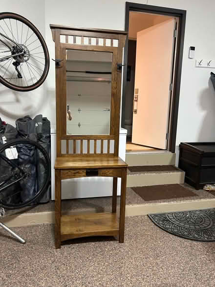 Photo of free Hall Tree with Mirror (Lake Arlington) #2