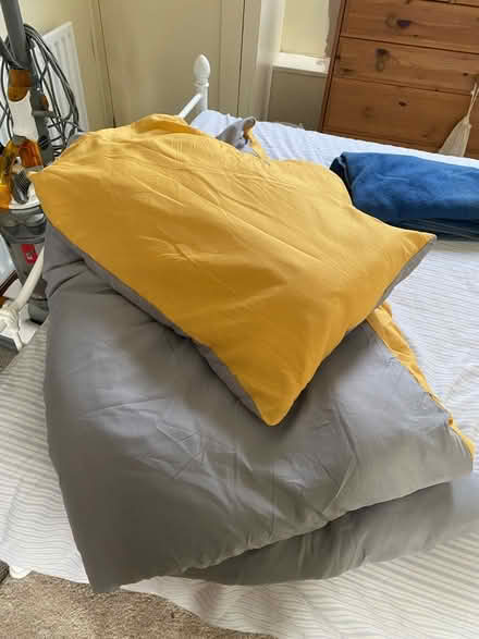 Photo of free Single duvet & pillow (Great Bourton, OX17) #2