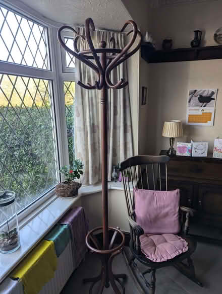 Photo of free Wooden Coat / hat / umbrella stand (Parson Cross S5) #1