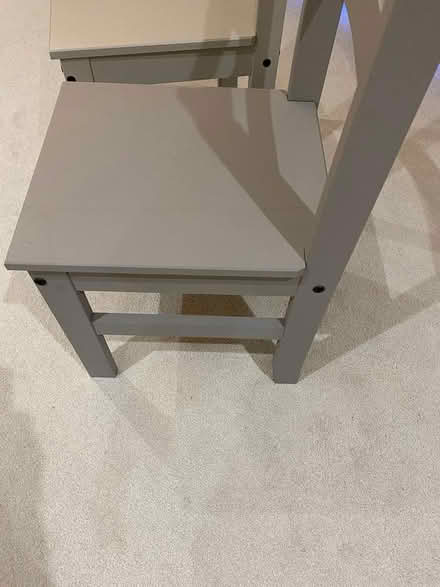 Photo of free Painted Grey Pine Chairs (Esher KT10) #2
