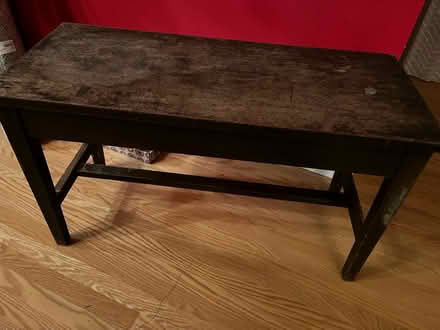 Photo of free Real wood piano bench (Oakland) #1