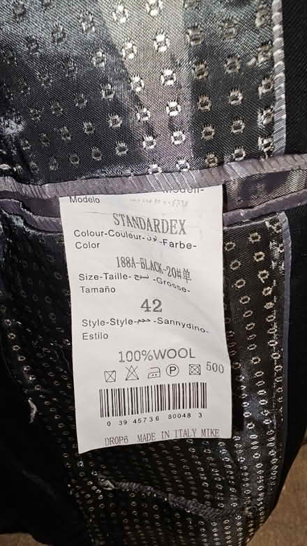 Photo of free Men's Black Suit Top (Leigh) #2