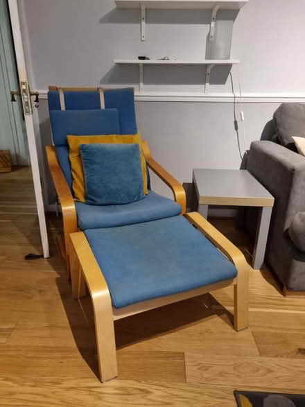 Photo of free Armchair & foot stool (Southgate, London) #1