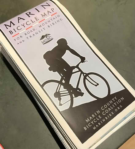 Photo of free Marin Bicycle Map (Fairfax) #1
