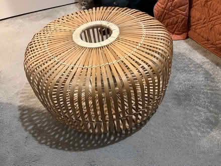 Photo of free IKEA bamboo ceiling lightshade (GU23) #1