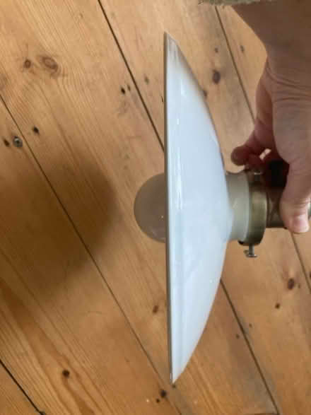 Photo of free Metal lampshades (white) (Hartington Road BN2) #4