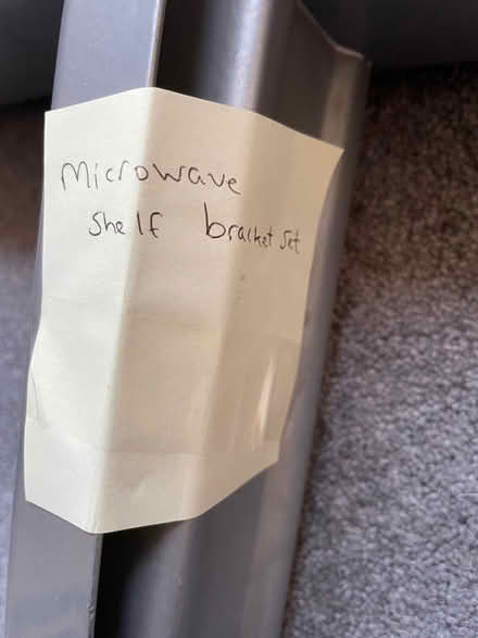 Photo of free Microwave shelf bracket set (Clifton YO30) #1
