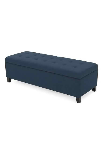 Photo of free Blue bedroom ottoman storage (South Kilworth LE17) #1