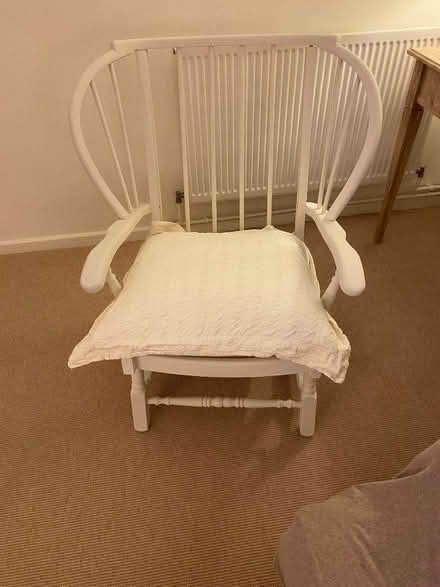 Photo of free Painted wooden armchair (Henley-on-Thames RG9) #1