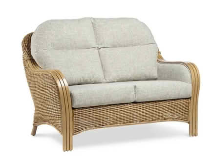 Photo of free 2 seater conservatory cane sofa (South Kilworth LE17) #2