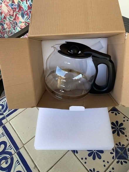 Photo of free 12-cup caraffe(new); fire pit cover (Woodridge near Perry School) #1