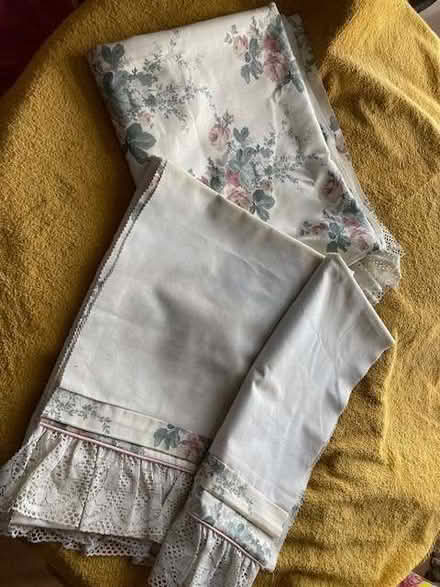 Photo of free Fabric and lace off-cuts (Malvern WR14) #1