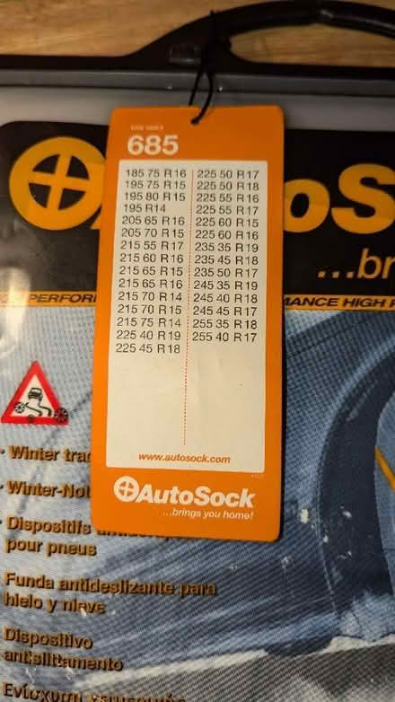 Photo of free Autosock 685 unused (Ellenbrook M28) #2