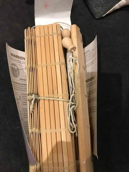 Photo of free Roman blind - bamboo (Hitchin) #2