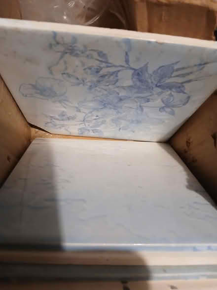 Photo of free Pilkington blue splash tiles (Castleton OL11) #1