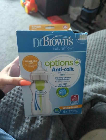 Photo of free Four Dr Brown's Anti Colic Bottles (East Dene S65) #1