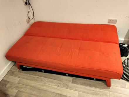 Photo of free Modern Orange Sofa Bed (BN7) #2