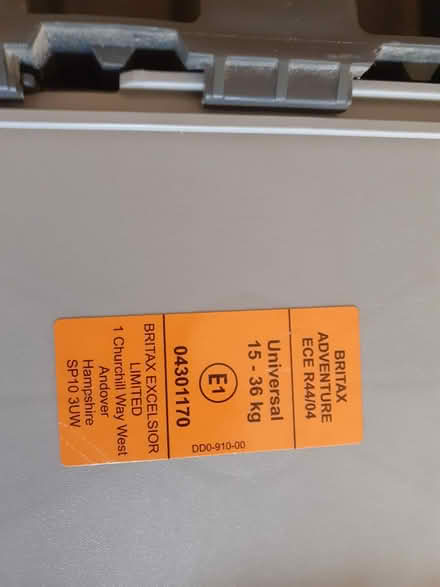 Photo of free Car child seat (Bowbridge GL5) #2