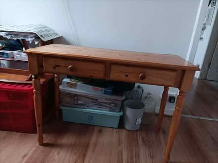 Photo of free Small wooden desk (Lochend EH7) #1