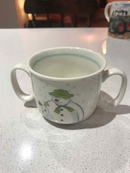 Photo of free Baby’s 1st Christmas “Snowman” mug (Pr4 2WA) #1