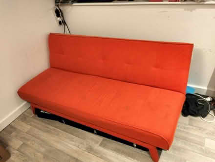 Photo of free Modern Orange Sofa Bed (BN7) #1