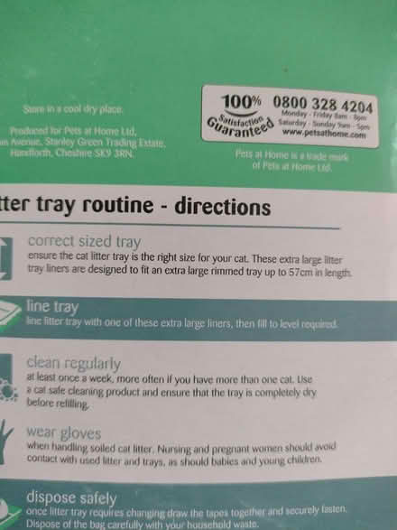 Photo of free Litter liners/ small pet leg warmer (Addiscombe CR0) #2