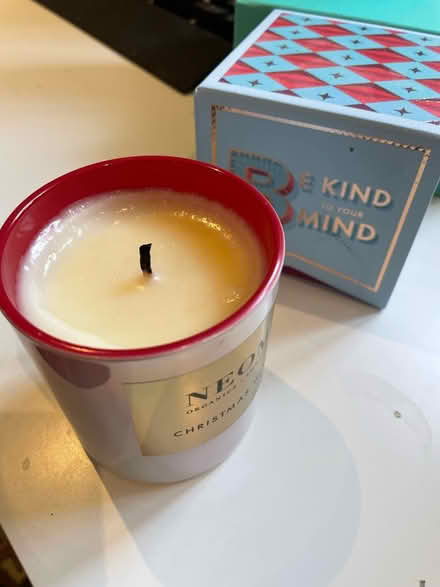 Photo of free Neom Christmas candle, burnt once (Sidlow RH2) #1