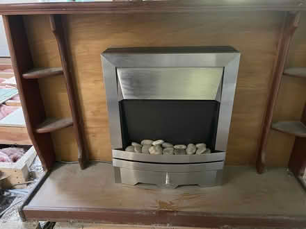 Photo of free Fireplace with electric fire (Prestonfield EH16) #2