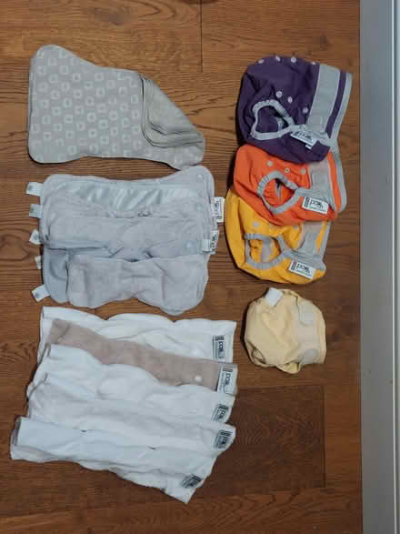 Photo of free Assorted reusable nappies & liners (Ware SG12) #1