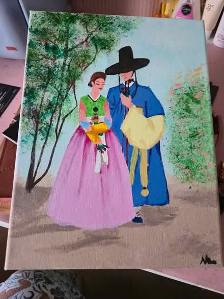 Photo of free Small acrylic painting (Dublin 16) #1