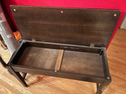 Photo of free Real wood piano bench (Oakland) #2