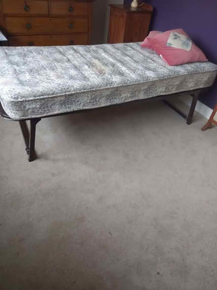 Photo of free Small folding bed (Barnard's Green WR14) #1
