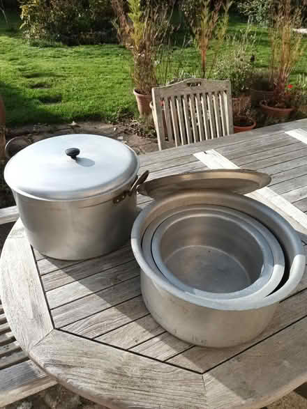 Photo of free Extra large cooking pans (Thorpe Morieux IP30) #1