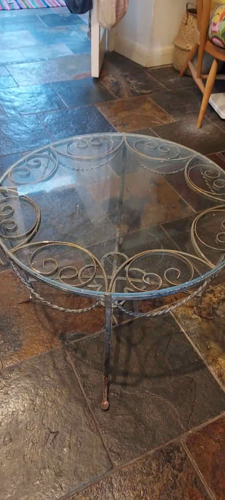 Photo of free Metal and glass coffee table (Culgaith CA10) #1