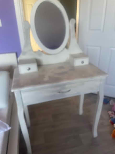 Photo of free Vanity desk and chair (Beeston) #1