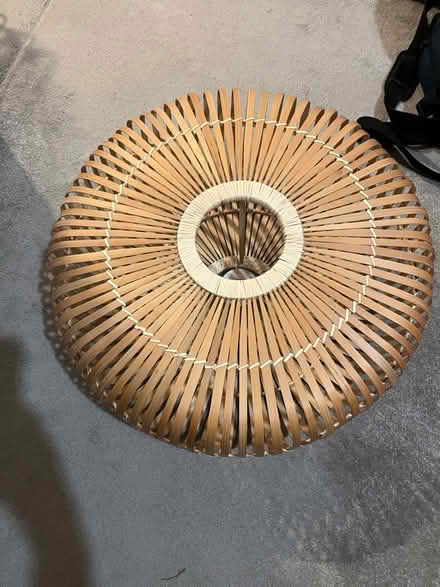 Photo of free IKEA bamboo ceiling lightshade (GU23) #2