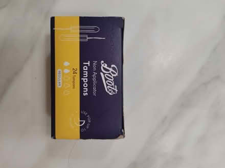 Photo of free Tampons (Chessington KT9) #2