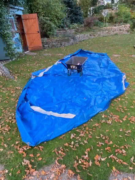 Photo of free Old boat cover, heavy duty. (Merley BH21) #1