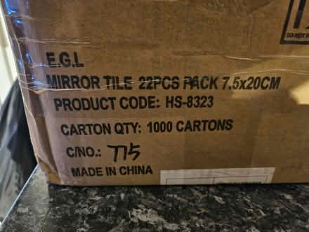 Photo of free Glass wall tiles (Isle of dogs E14) #2