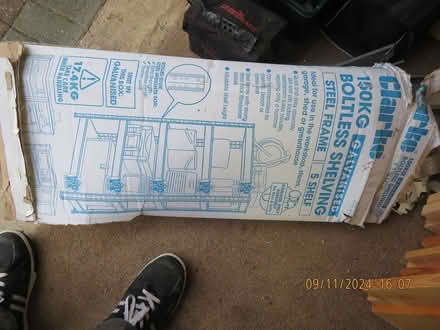 Photo of free Metal shelving from Garage (Linslade, LU7) #2