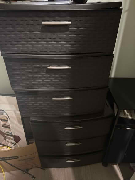 Photo of free Two plastic storage drawer sets (Heights) #1