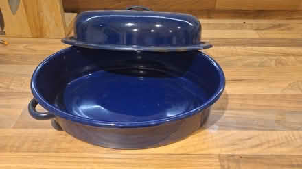 Photo of free Blue metal Casserole dish (Kingscourt, Stroud) #4