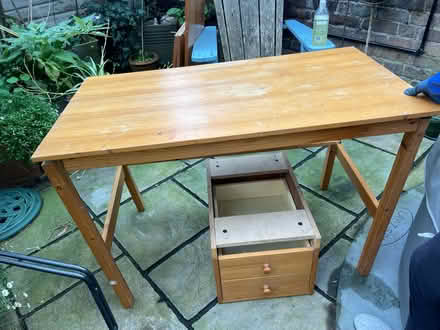 Photo of free Solidly built 2 drawer desk (Windsor SL4) #3